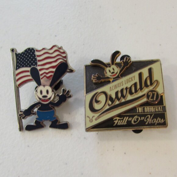 Disney Pins Oswald Holding American Flag / Oswald "Full O Hops" - 2014 - Picture 2 of 12